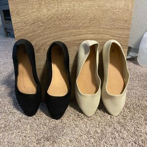 Black & White Ballet Flats